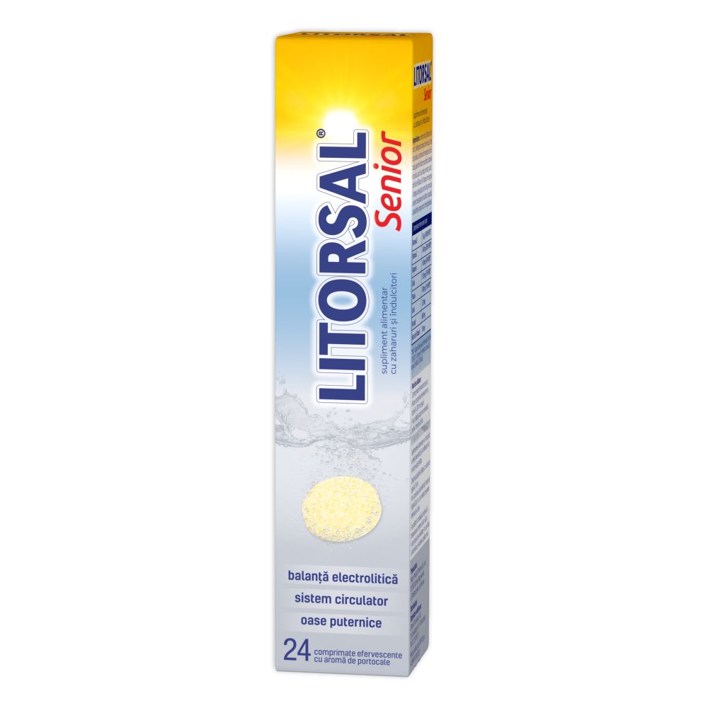 Litorsal® Senior, 24 comprimate efervescente